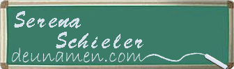 Serena Schieler Visitenkarte